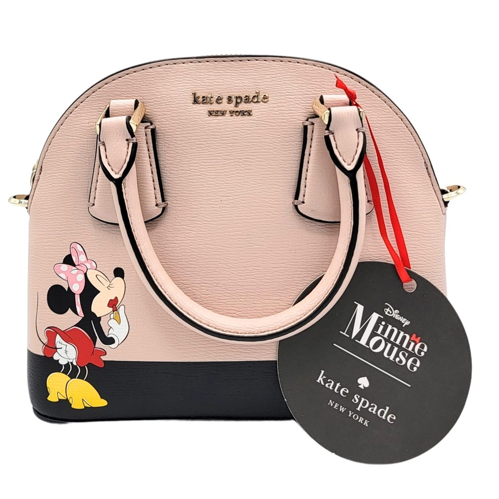 Kate Spade Minnie Mouse Pink and Black Mini Bag satchel